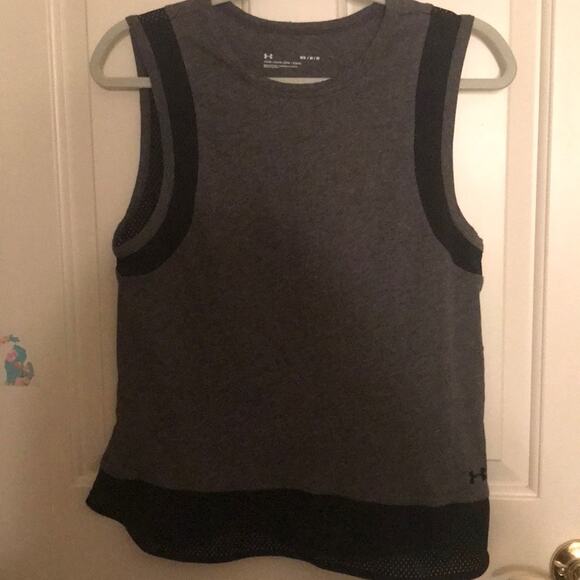 Under Armour loose workout top grey and black m - Picture 2 of 5